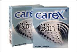 Презервативи Carex Classic 3 шт. в упаковці