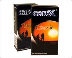 Презервативи Carex Classic 3 шт. в упаковці